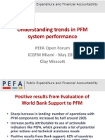 PEFA Better Understanding Trends - Wescott - EnG
