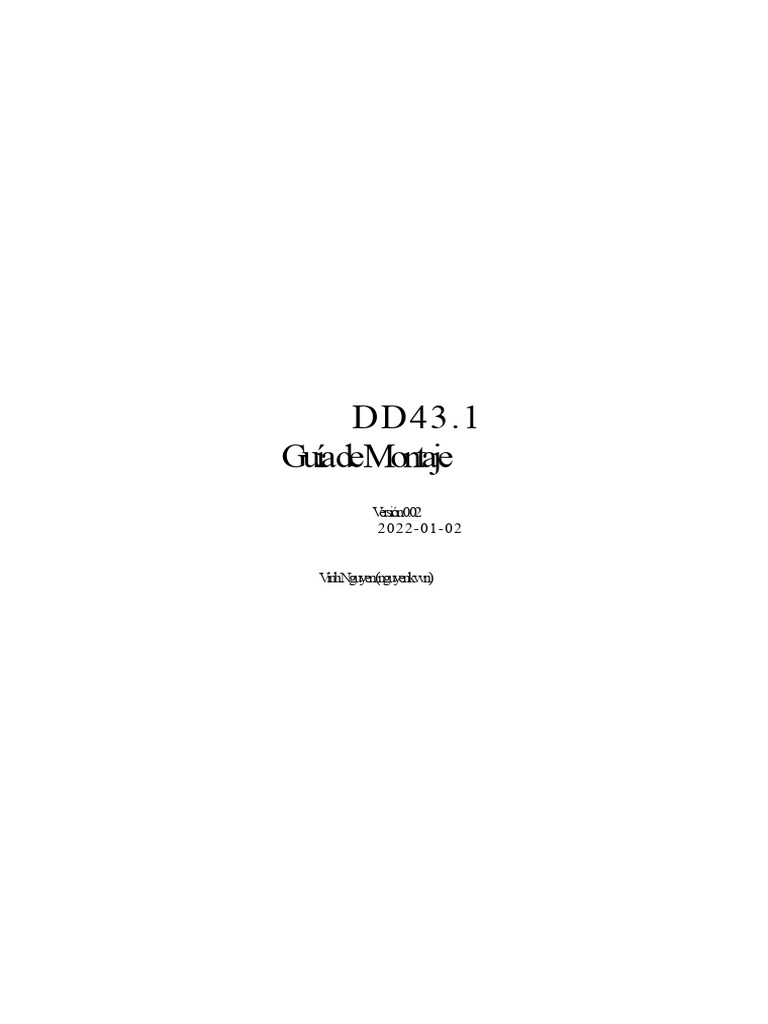 Guía de Montaje DD43.1 para Glock 43 | PDF | Armas de fuego | Armas de ...