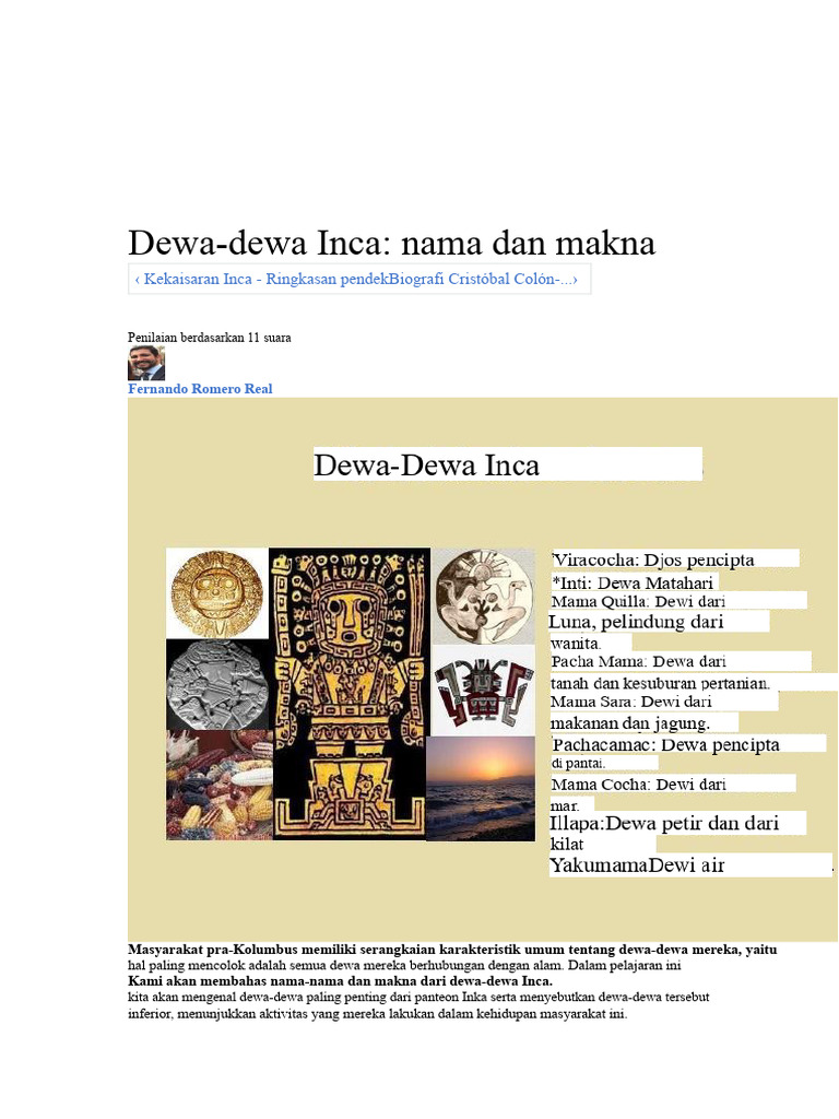 Dewa Inka | PDF