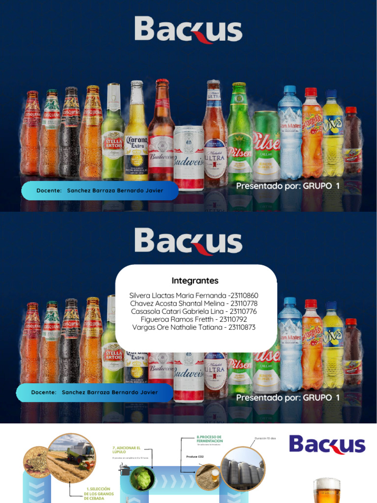 BACKUS | PDF | Cerveza | Fermentación