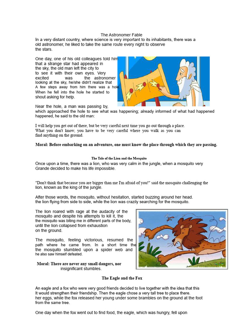 Aesop's Fables: Lessons in Wisdom | PDF