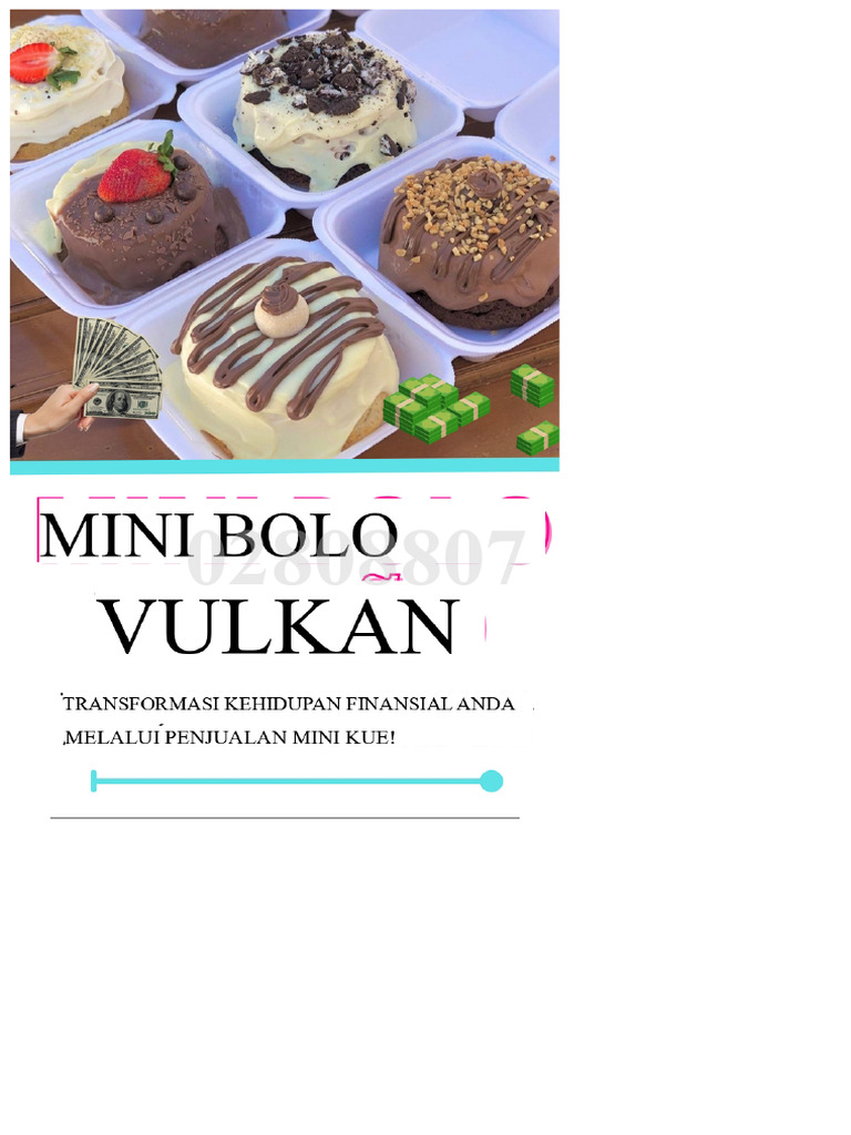 Mini Kue Gunung Berapi | PDF