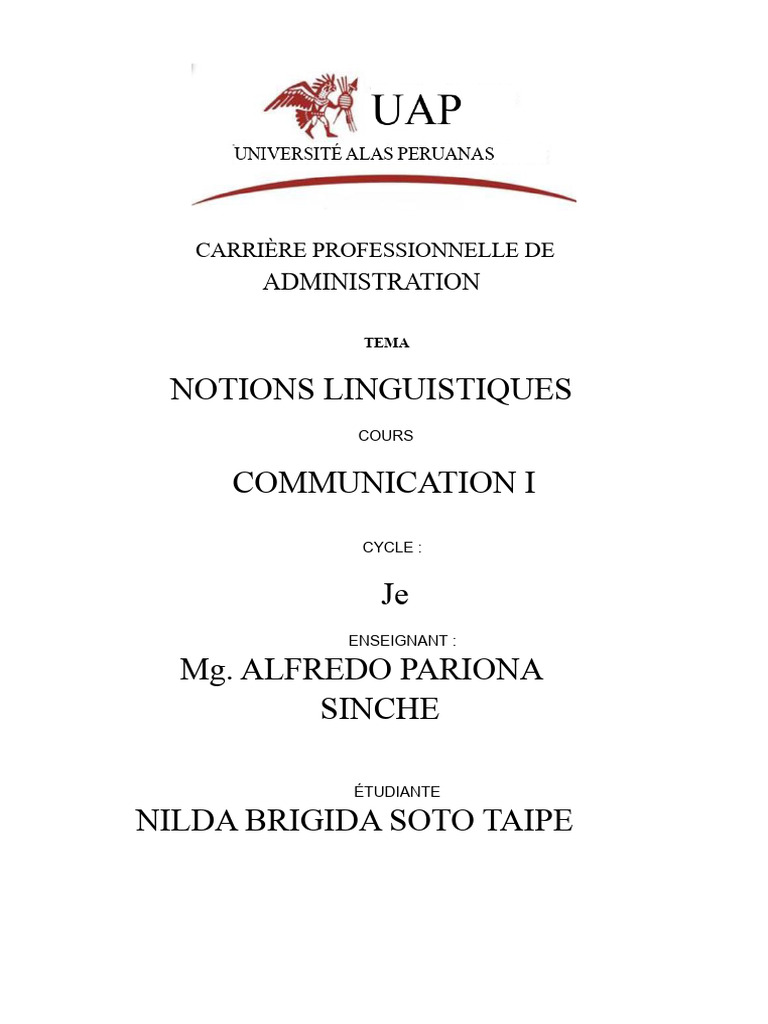 Notions Linguistiques et Communication | PDF | Dialecte | Linguistique