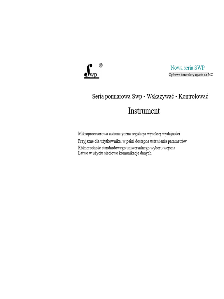 Regulator PID SWP | PDF