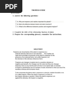 Plant Responses to Environmental Stimuli | PDF | Plants | Biology