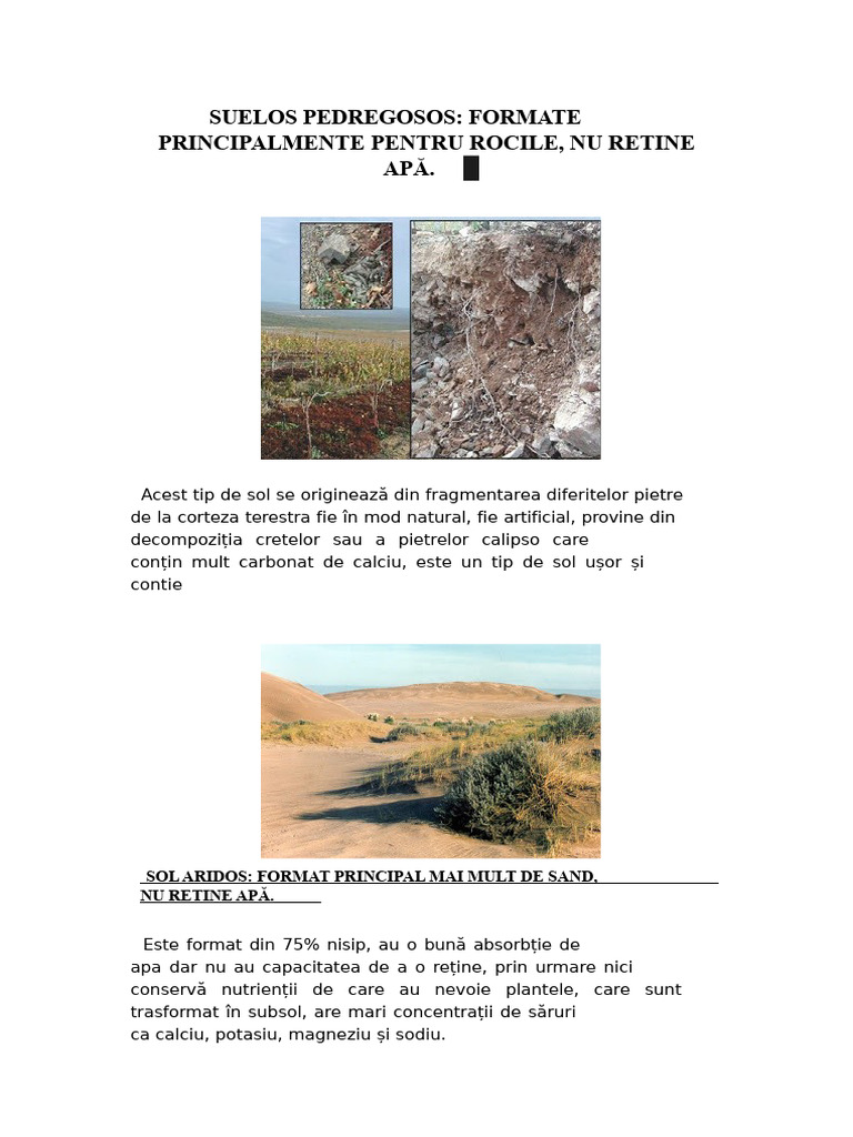 Soluri Pietroase | PDF