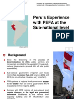 PEFA Sub National Sanmartin Peru en