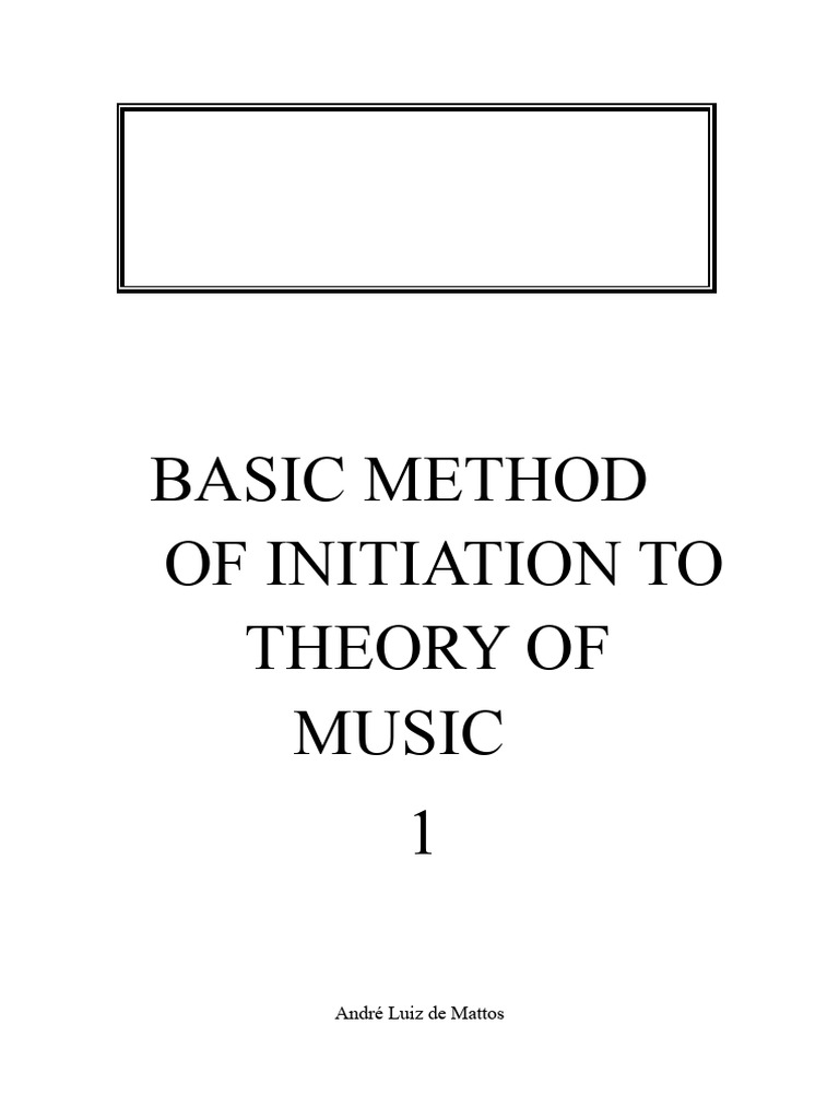 Introduction to Music Theory Basics | PDF | Clef | Rhythm