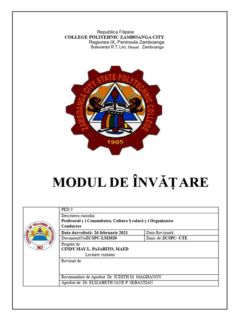 Ped 3 Complet Modul | PDF