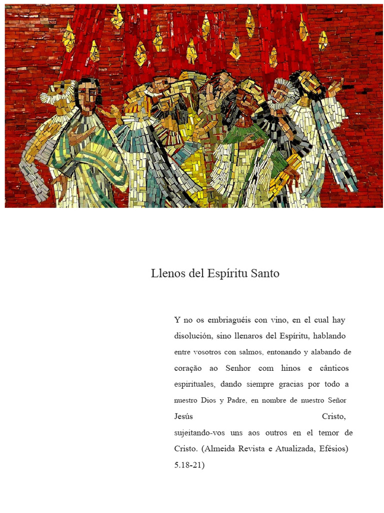 Llenura del Espíritu Santo en la Fe | PDF | espíritu Santo | Jesús