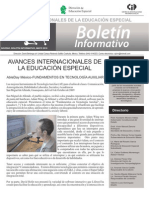 Avances en Educacion Especial