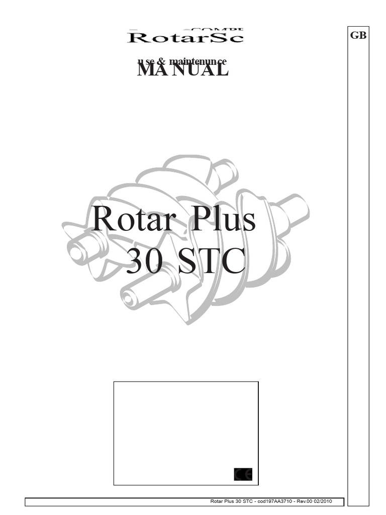 Rotar Plus 30 STC - 00 - RO | PDF