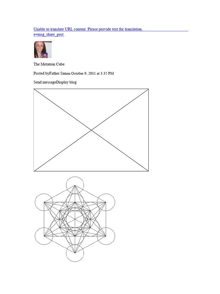 Understanding Metatron's Cube | PDF
