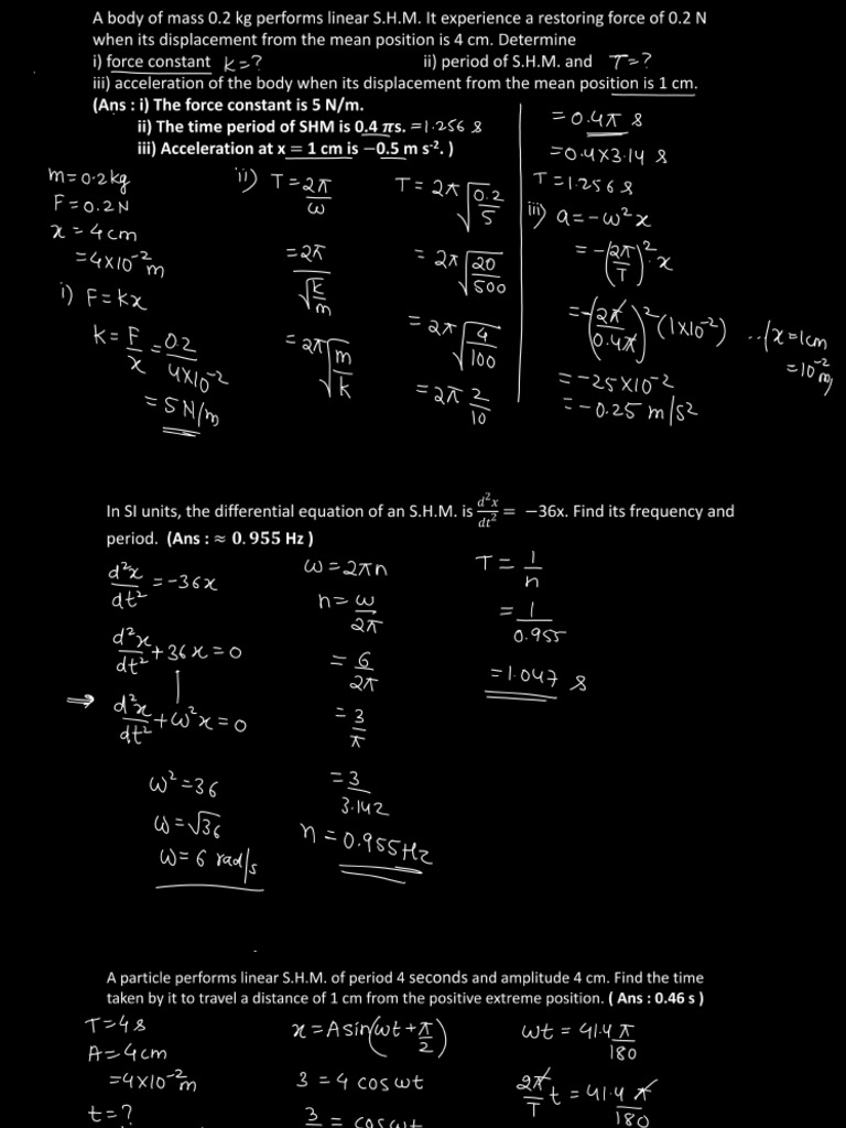 Chapter Numericals | PDF