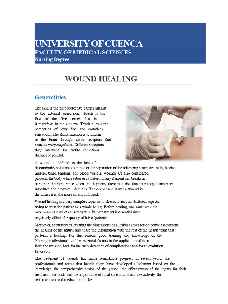 Wound Healing Essentials in Nursing | PDF | Wound