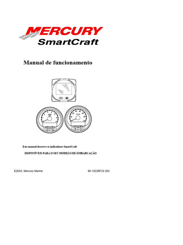 Indicadores SmartCraft para Embarcações | PDF | Motores | Calibração