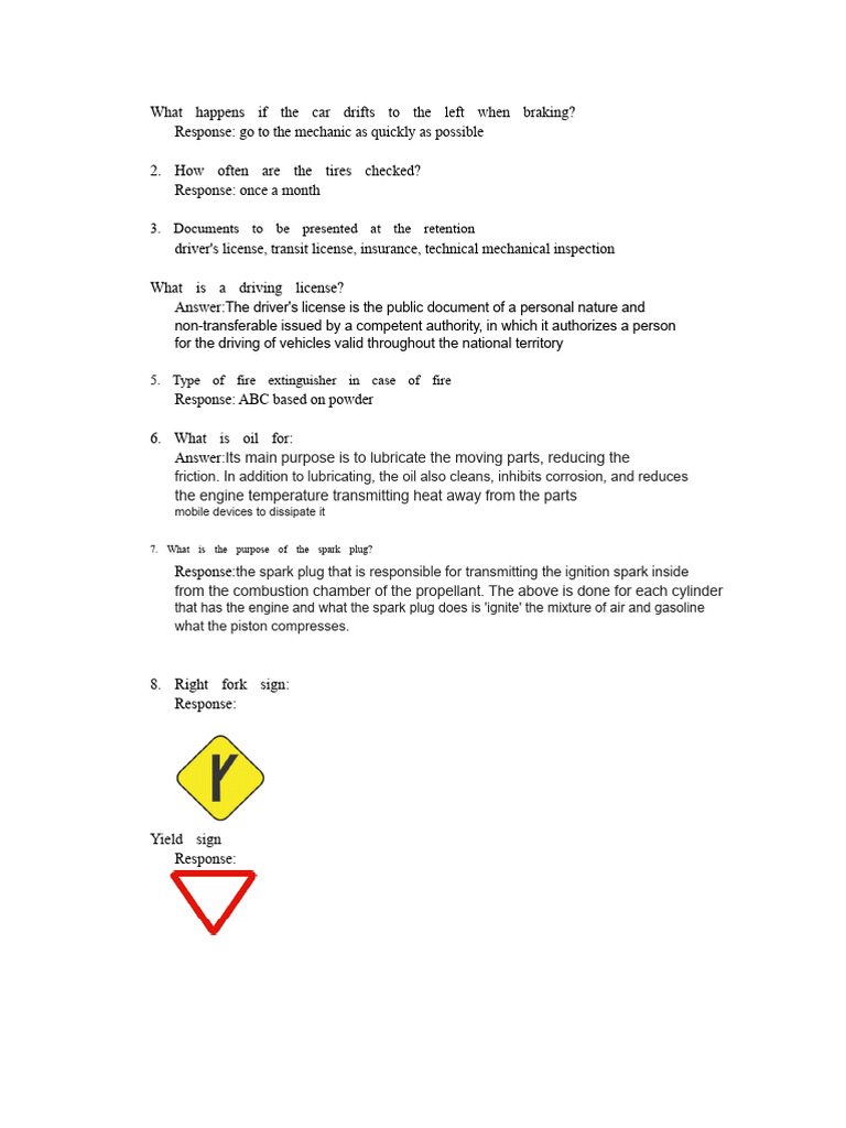 Essential Driving and Vehicle Safety Tips | PDF | Traffic | Vehicles