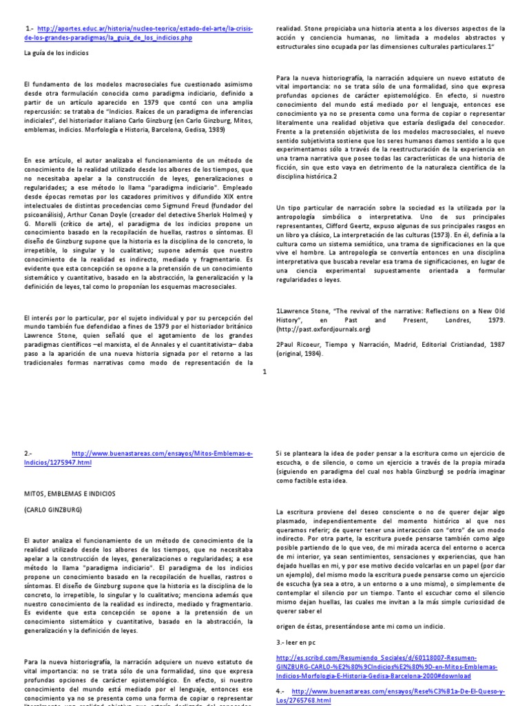 Teoria De Los Indicios Descargar Gratis Pdf Conocimiento Science