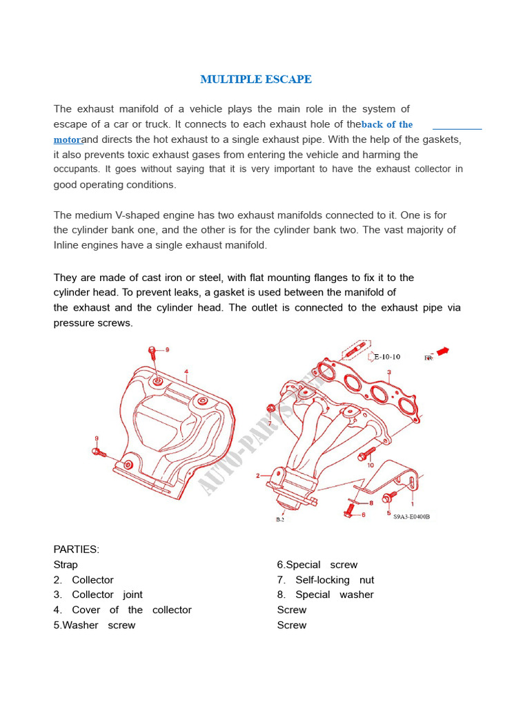 Escape Multiple | PDF | Engines | Piston