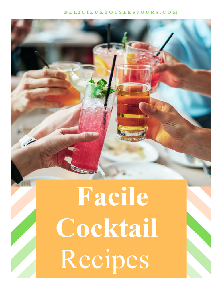 Recettes de cocktails rafraîchissants | PDF | Sirop | Cocktail