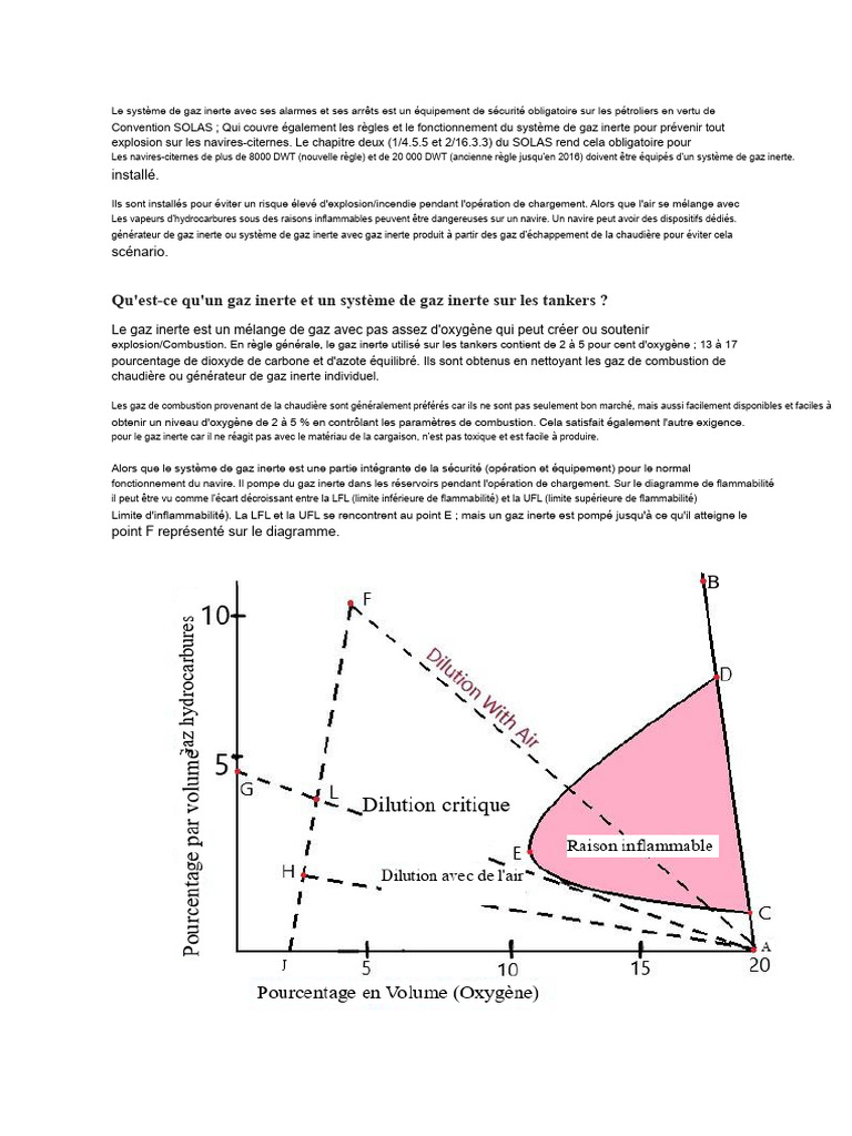 Système de Gaz Inerte sur Pétroliers | PDF | Chaudière | Pétrolier