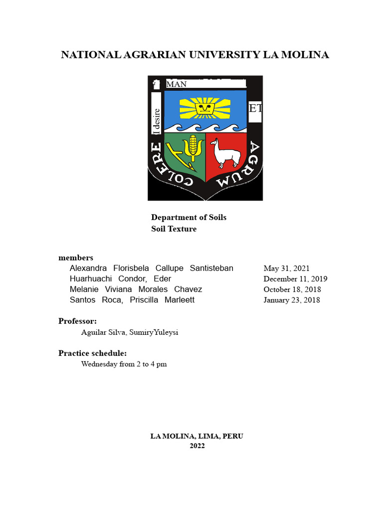 Soil Texture Analysis and Classification | PDF | Natural Materials | Soil
