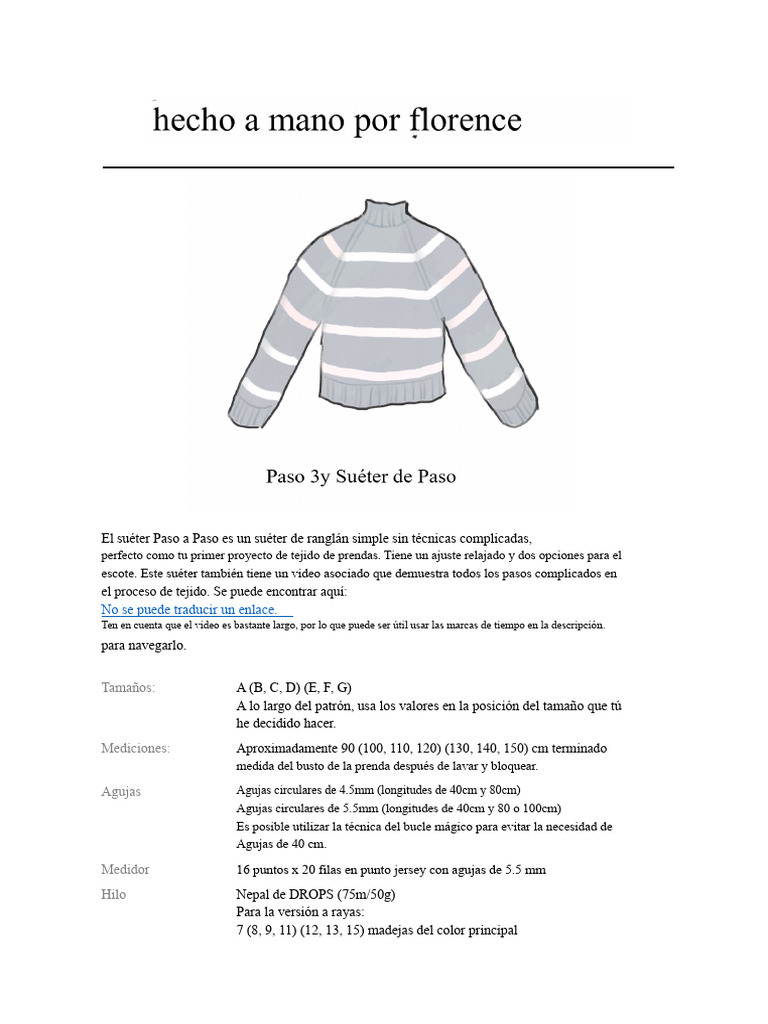 Suéter Paso A Paso V1 | PDF | Ropa | Moda
