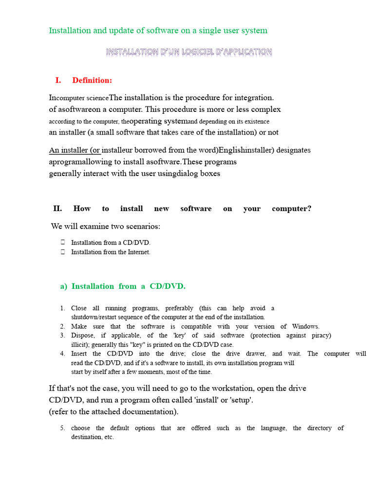Software Installation Guide for Windows | PDF | Computer Architecture ...