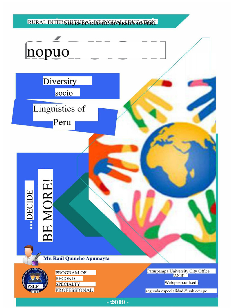 Sociolinguistic Diversity of Peru | PDF | Learning | Constructivism ...