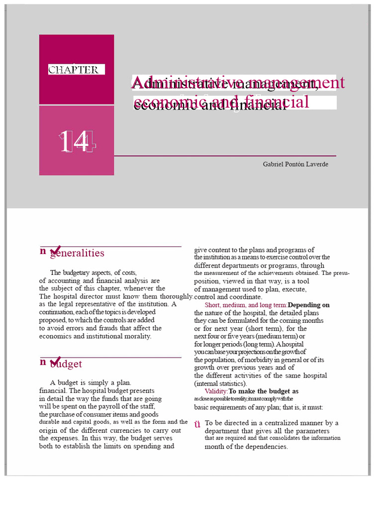 Hospital Budgeting and Management Guide | PDF | Expense | Retained Earnings