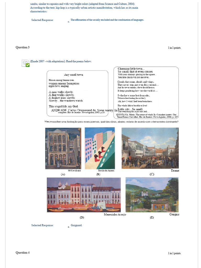 ED V - Questionnaire - Evaluation | PDF | Charles Darwin | Natural ...