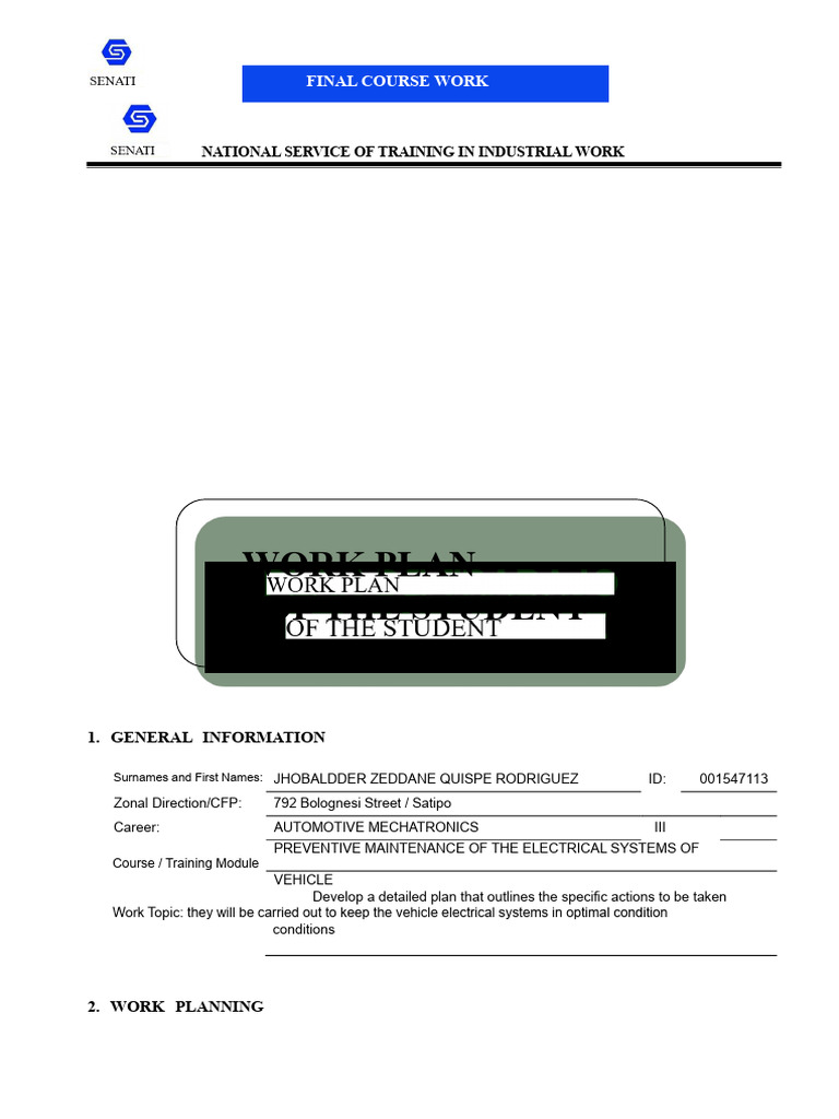 Vehicle Electrical Systems Maintenance Plan | PDF | Relay | Fuse ...