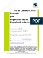 fairtrade para pequeños productores