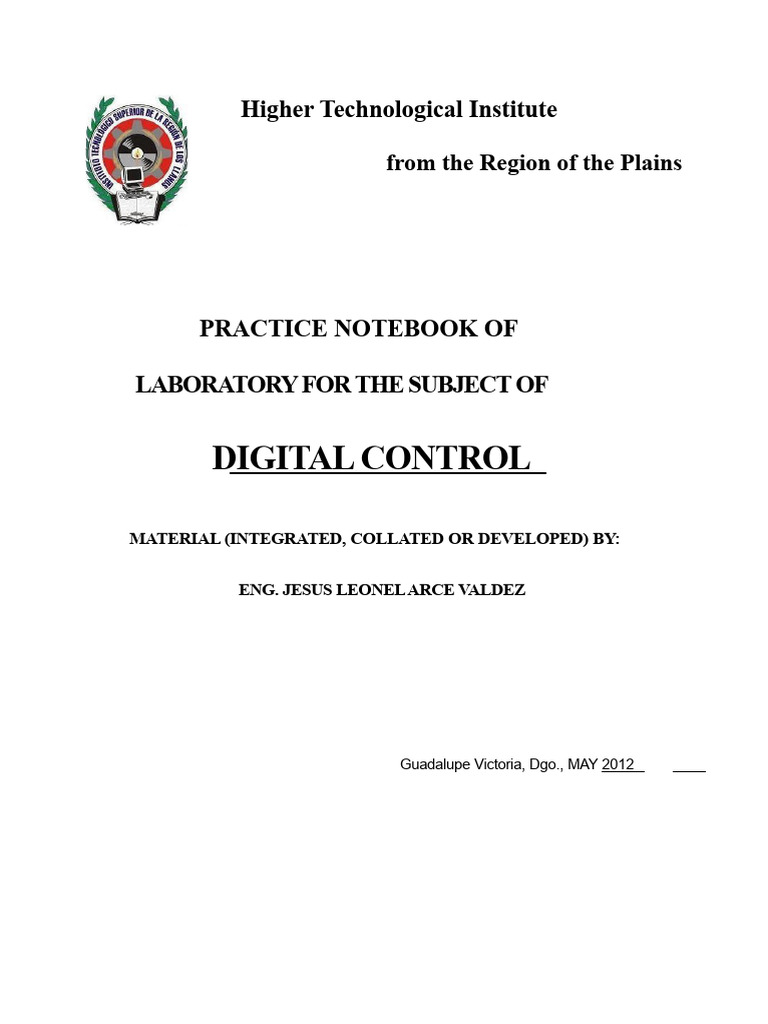 Digital Control Laboratory Practices Guide | PDF | Analog To Digital ...