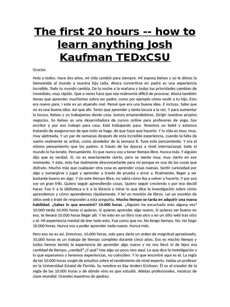 The first 20 hours | PDF | Verdad | Cognición