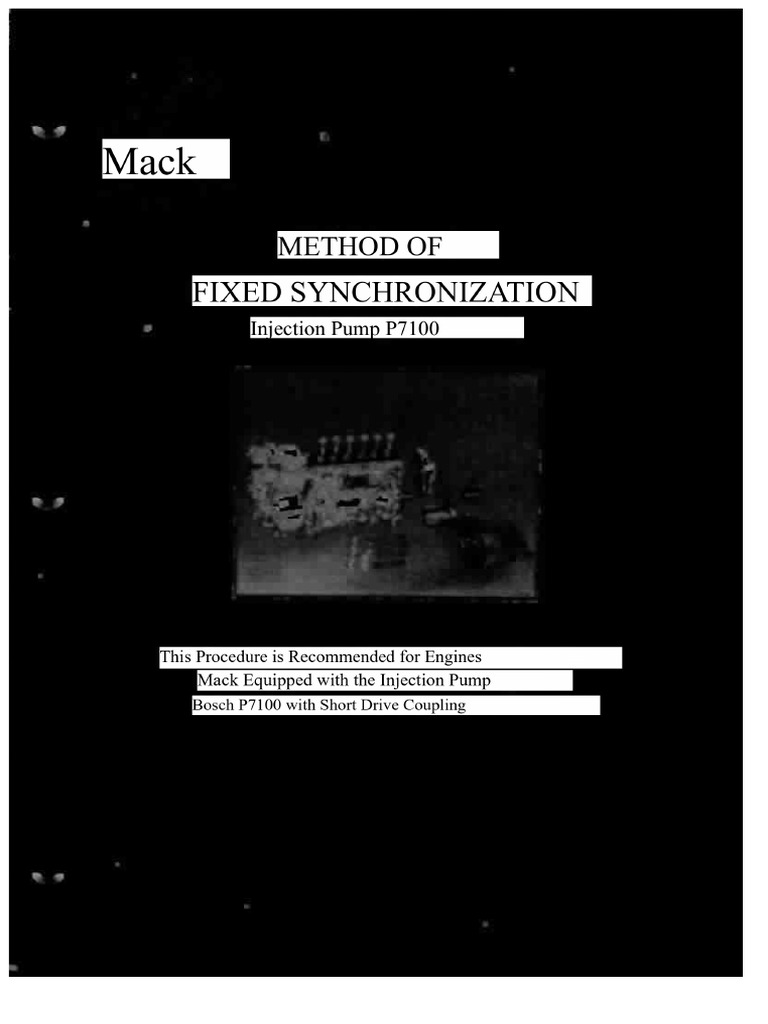 Fixed Synchronization Method | PDF