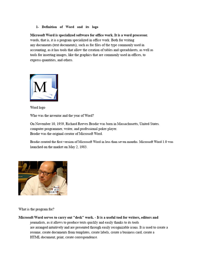 Microsoft Word Overview and Features | PDF | Microsoft Word | Hyperlink
