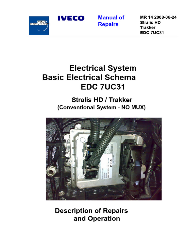 Stralis HD Trakker EDC 7UC31 Repair Manual | PDF