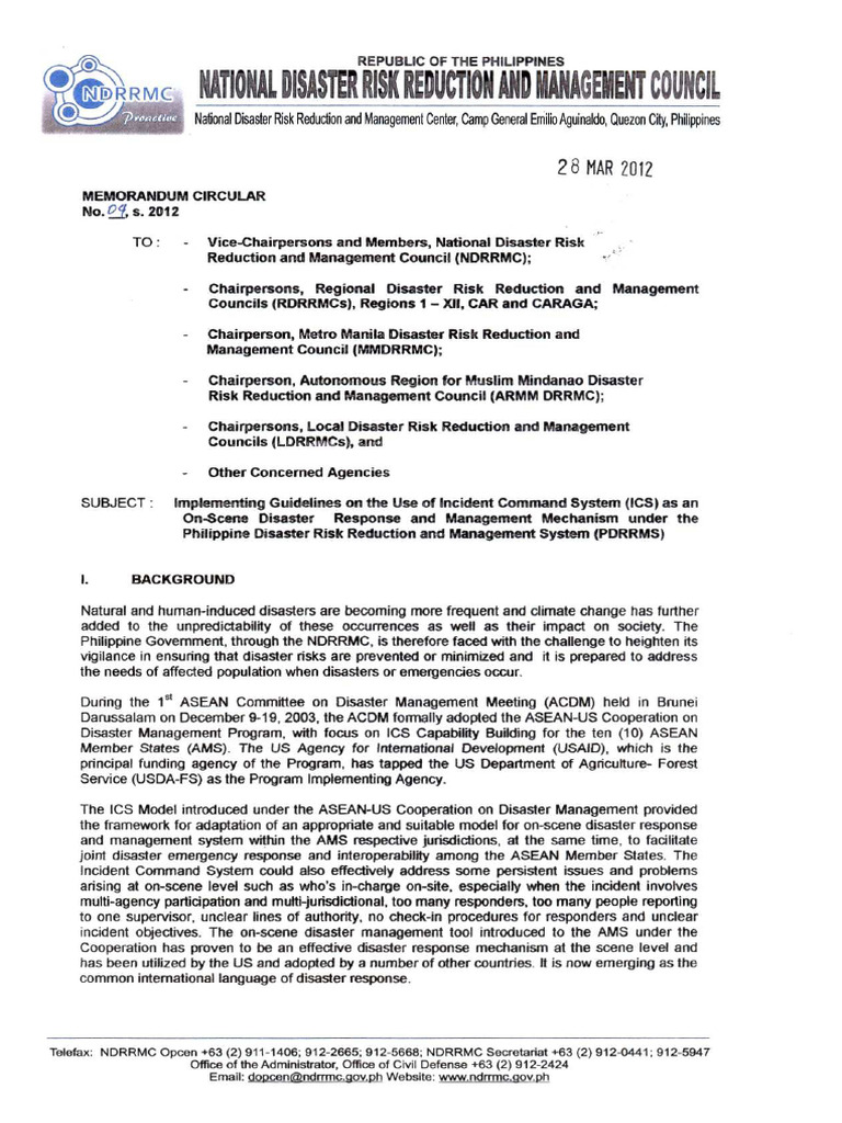 BFP Memorandum Circularuri Și SOP-uri Privind Problemele Administrative ...