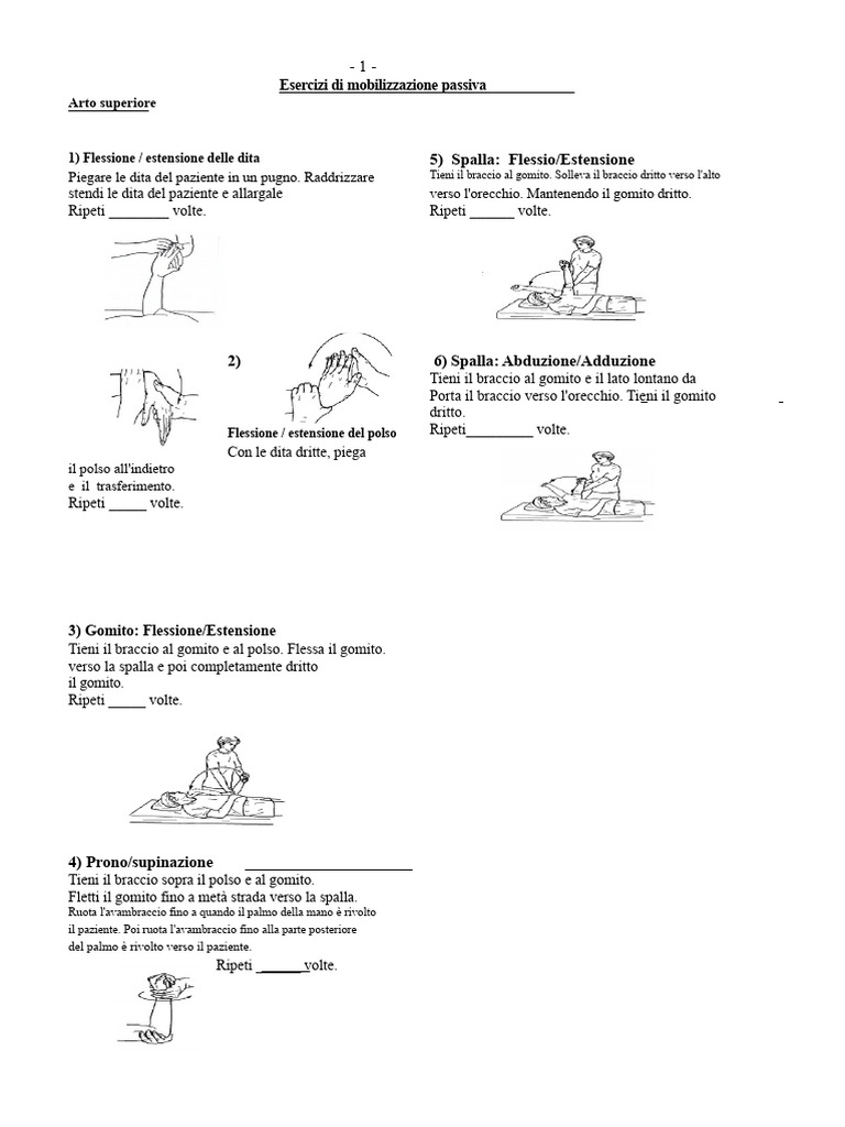 Range Di Mobilizzazione Passiva - 091128084816 - Phpapp01 | PDF