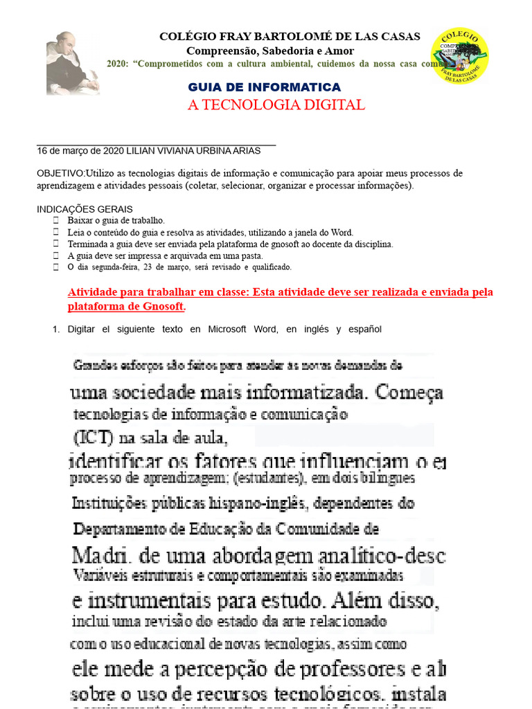 Guia de Informática: TIC na Educação | PDF | Tecnologia da Informação e ...