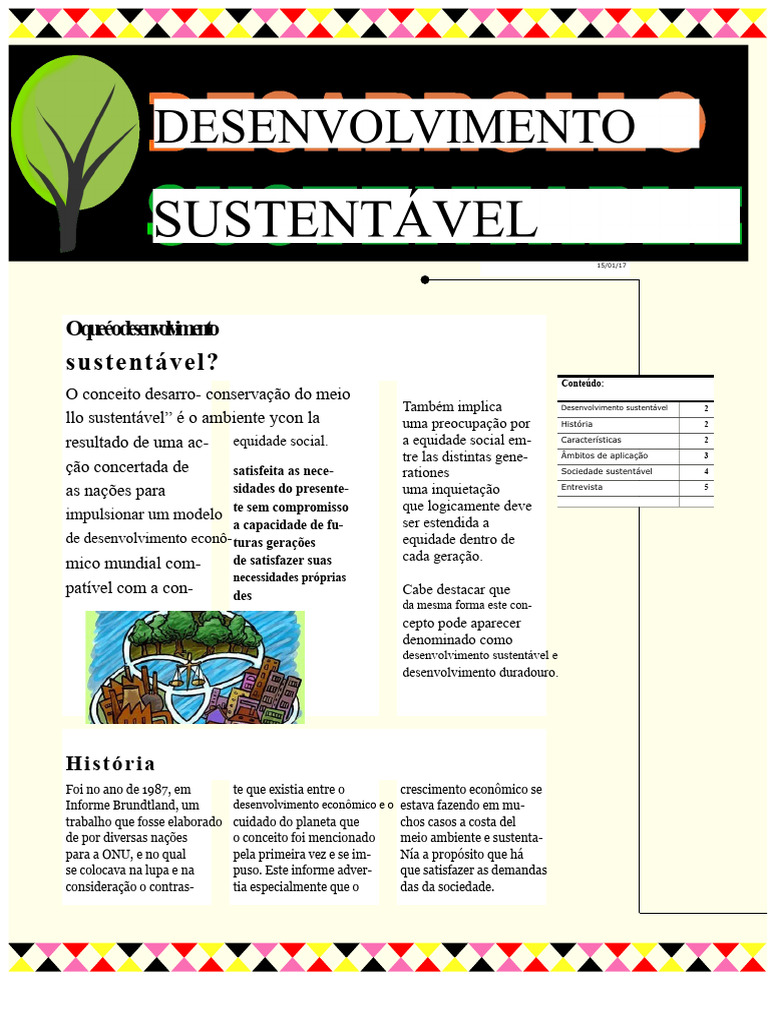 O Desenvolvimento Sustentável | PDF | Sustentabilidade ...