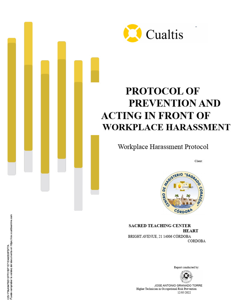 Workplace Harassment Prevention Protocol | PDF | Mediation | Harassment