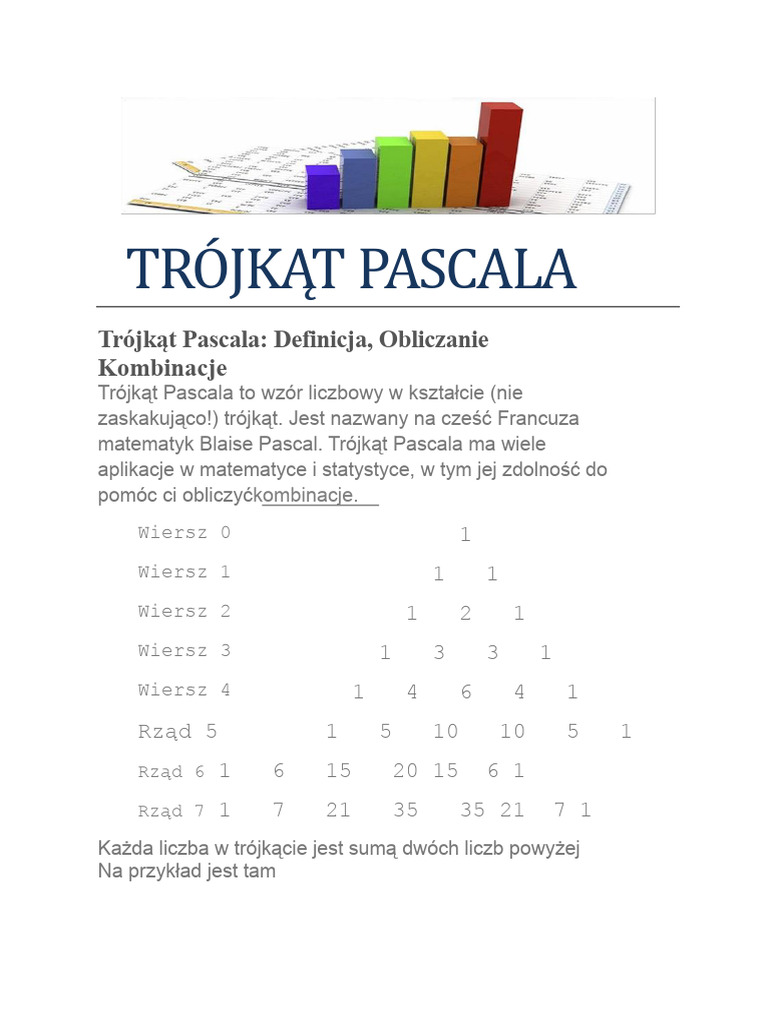 Trójkąt Pascala | PDF