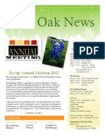 2012 May Post Oak News