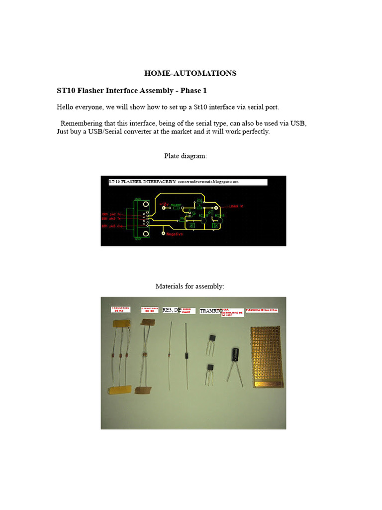 ST10 Flasher Setup Guide | PDF