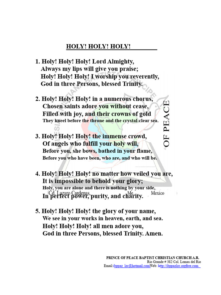 Worship Songs for the Holy Trinity | PDF | Glory (Religion) | Jesus