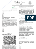 + POSITIVO - 1ºano E.M. - L.A - Lista Auxiliar 01 - 1º Bim 2012 - Conjuntos