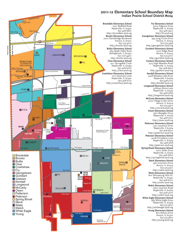 204 District Map PDF Illinois Schools