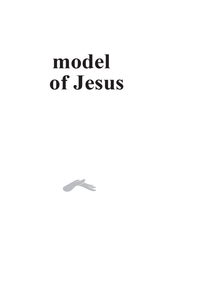 2 The Model of Jesus 1 The Origin | PDF | Disciple (Christianity) | Jesus